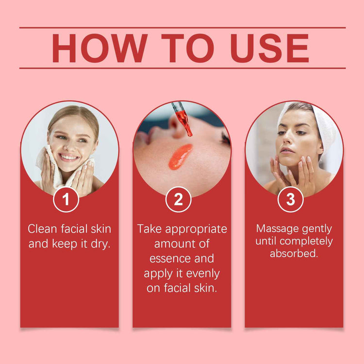 OUHOE Dragon Blood Essence, Facial Skin Contour Radiance Hydrating Moisturizing Essence