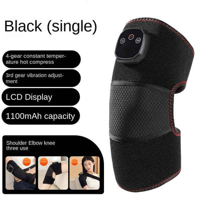 Electric Heated Knee and Calf Massager Warm Compress Knee Support