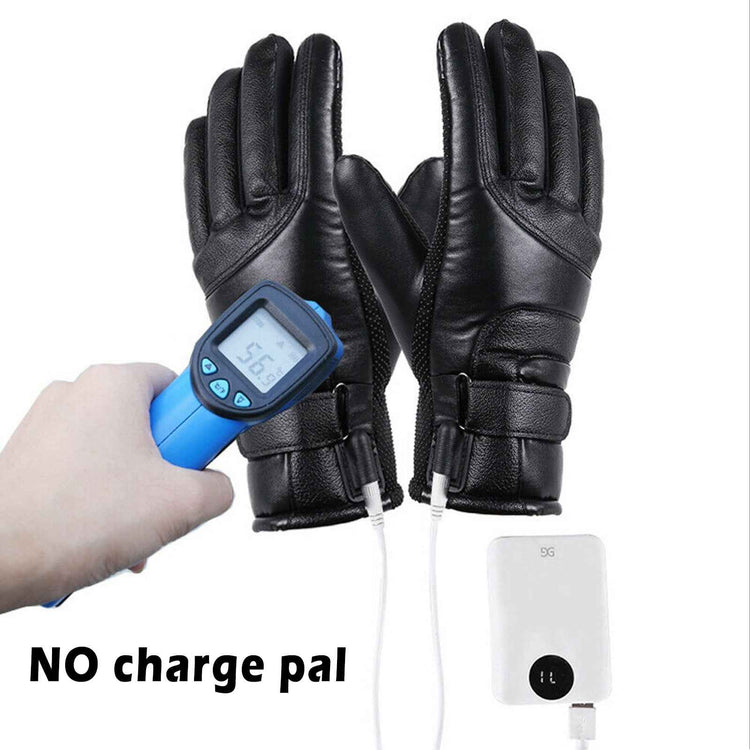 Electric Heated Gloves Waterproof Windproof - Stay Warm!
