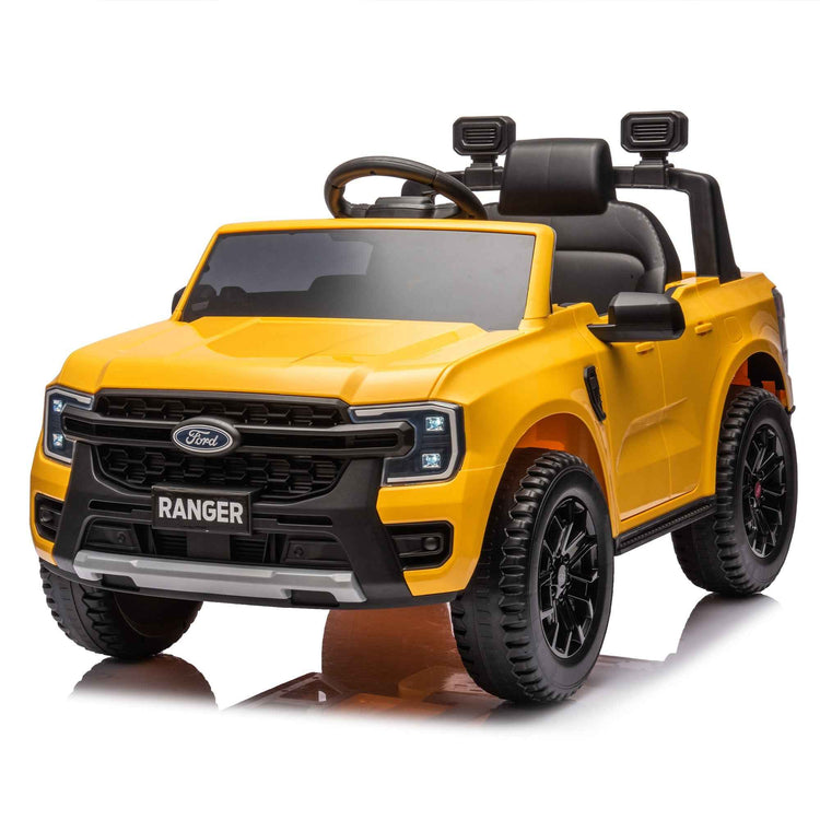 12V Kids Ride On Car W/Parents Remote Control,Licensed Ford Ranger,2WD,Rear wheel suspension,Low Start,Headlight,Horn,MP3,Blueto - NOVA TRENZ