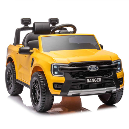 12V Kids Ride On Car W/Parents Remote Control,Licensed Ford Ranger,2WD,Rear wheel suspension,Low Start,Headlight,Horn,MP3,Blueto - NOVA TRENZ