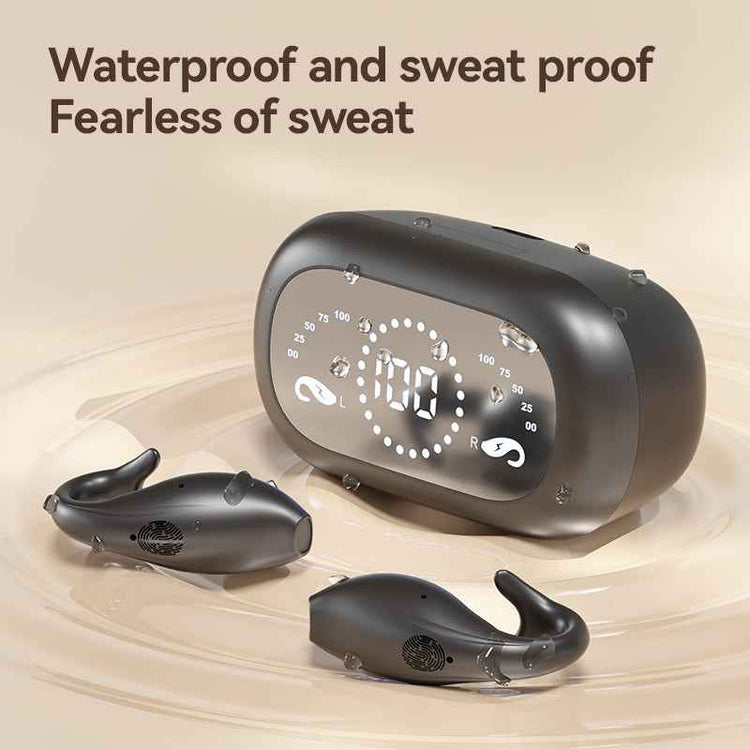 Dolphin M66 Bone Conduction Earphones Wireless with Digital Display and Noise Reduction 5.4 - NOVA TRENZ