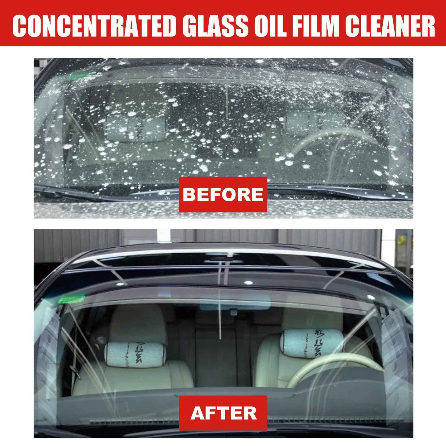 Concentrated Glass Oil Film Cleaner To Remove Oil And Rain Car Windshield Fog Cleaner