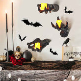 Gothic Bat Wall Decor Set for Spooktacular Halloween Decorating - NOVA TRENZ