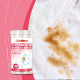 Jakehoe Clothes Stain Remover Wipes Grease Stain Remover Mild Clean Clean White Color Protection Stain Remover