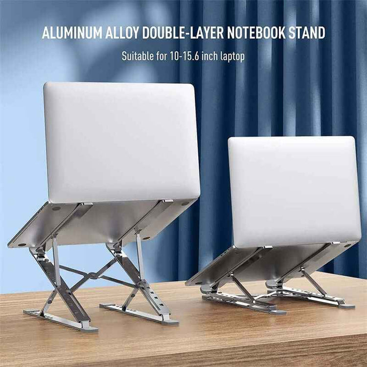 N8 Laptop Stand Adjustable Aluminum Desktop Cooling Pad for Macbook Notebook Bracket Support Foldable Portable Laptop Holder