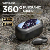 Dolphin M66 Bone Conduction Earphones Wireless with Digital Display and Noise Reduction 5.4 - NOVA TRENZ