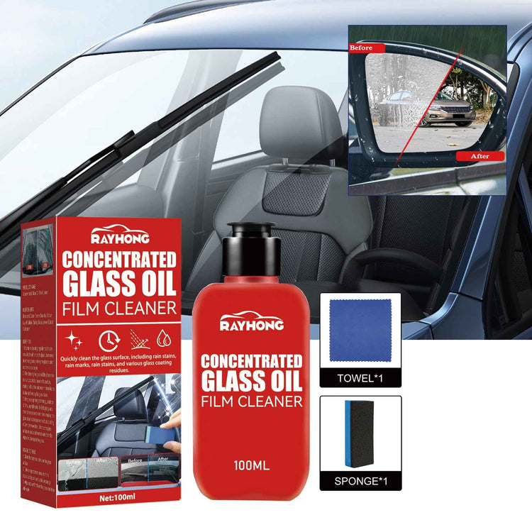 Concentrated Glass Oil Film Cleaner To Remove Oil And Rain Car Windshield Fog Cleaner