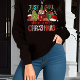 Christmas Graphic Sweatshirt - Crew Neck Casual Style for the Holidays - NOVA TRENZ