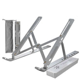 Notebook Stand Foldable Portable Base Cooling Pad High Bracket Aluminum Alloy Desktop Stable Computer Holder - NOVA TRENZ