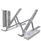 Notebook Stand Foldable Portable Base Cooling Pad High Bracket Aluminum Alloy Desktop Stable Computer Holder - NOVA TRENZ