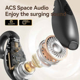 Dolphin M66 Bone Conduction Earphones Wireless with Digital Display and Noise Reduction 5.4 - NOVA TRENZ