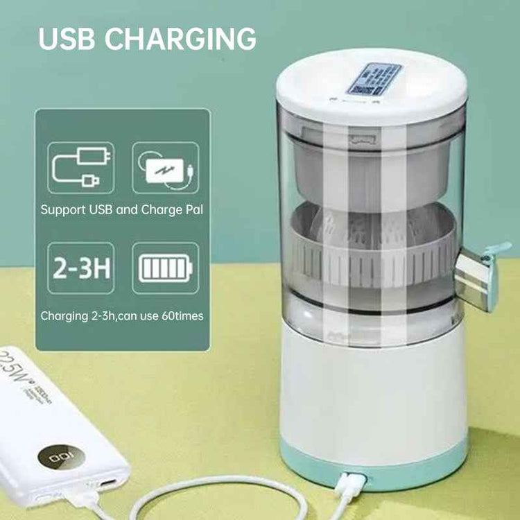 Portable Slow Juicer - USB Rechargeable Electric Blender