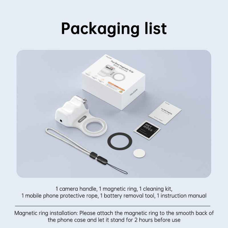 MagSafe Bluetooth Grip Stabilizer for Effortless Photography - NOVA TRENZ