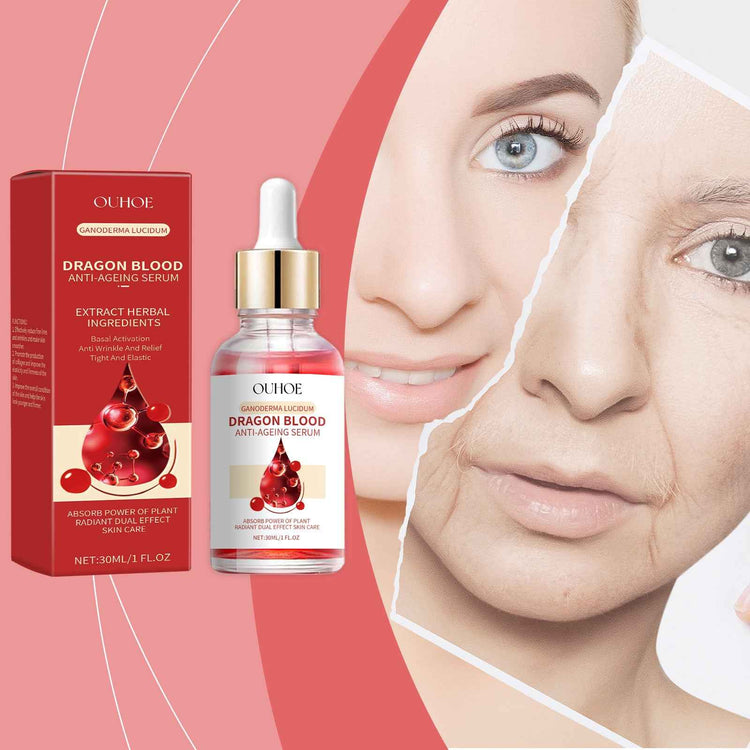 OUHOE Dragon Blood Essence, Facial Skin Contour Radiance Hydrating Moisturizing Essence