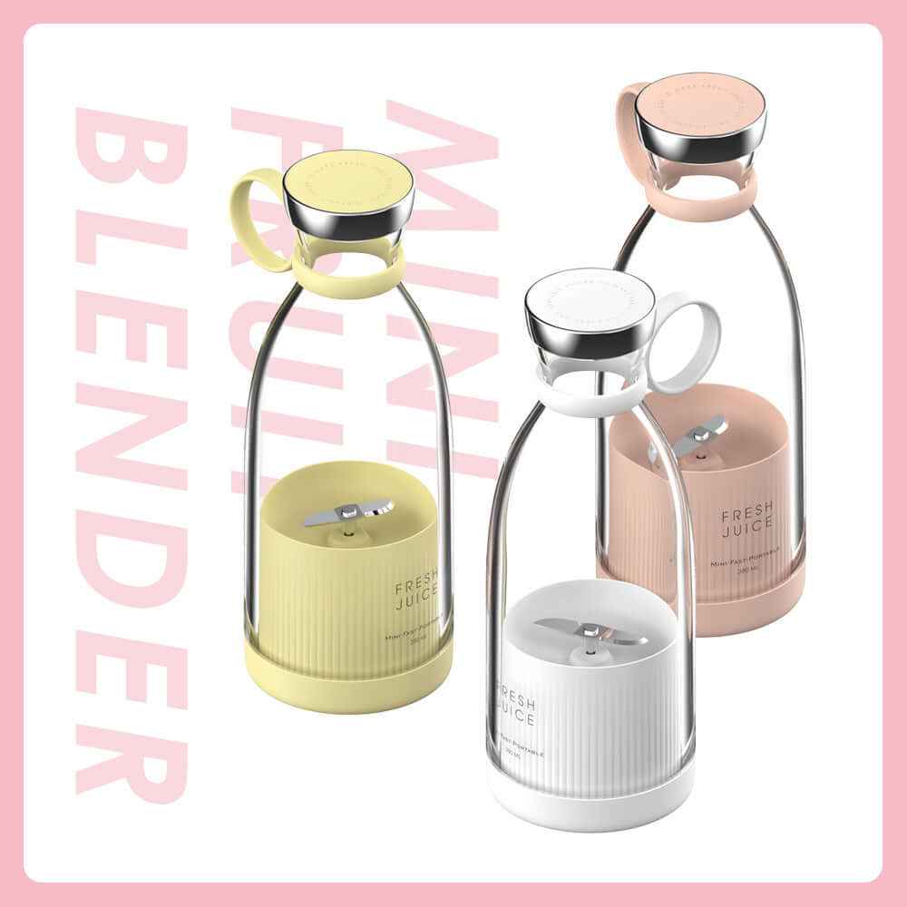 Magnetic Portable Juicer Mini Home Wireless Rechargeable Electric Fruit Blender