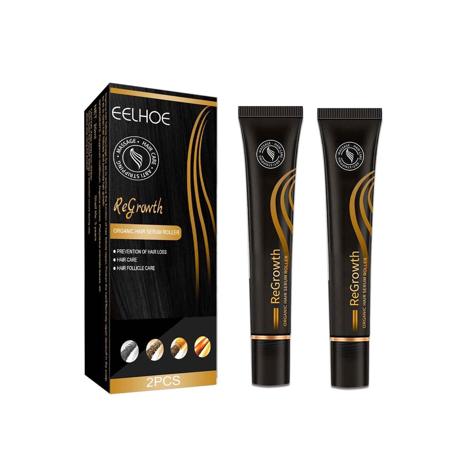 EELHOE Hair Essential Oil for Dense Hair Care and Scalp Massage to Prevent Hair Loss