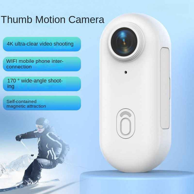 Thumb Bike Camera Magnetic Back Clip Sports Recorder