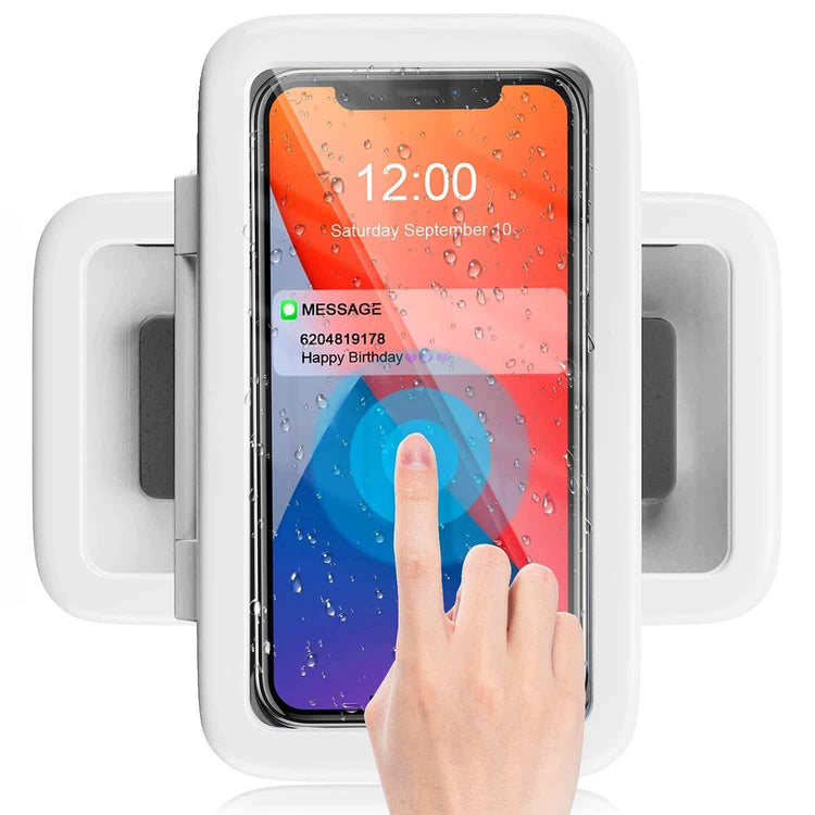 SWaterproof Phone Case for Shower | Handsfree Mobile Holderhower Phone Box Bathroom Waterproof Phone Case Seal Protection Touch Screen Mobile Phone Holder For Kitchen Handsfree Gadget