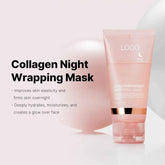 Collagen peel-off mask smearable deep cleansing skin rejuvenation moisturizing skin care sleeping mask