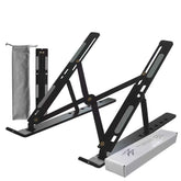 Notebook Stand Foldable Portable Base Cooling Pad High Bracket Aluminum Alloy Desktop Stable Computer Holder - NOVA TRENZ
