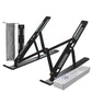 Notebook Stand Foldable Portable Base Cooling Pad High Bracket Aluminum Alloy Desktop Stable Computer Holder - NOVA TRENZ