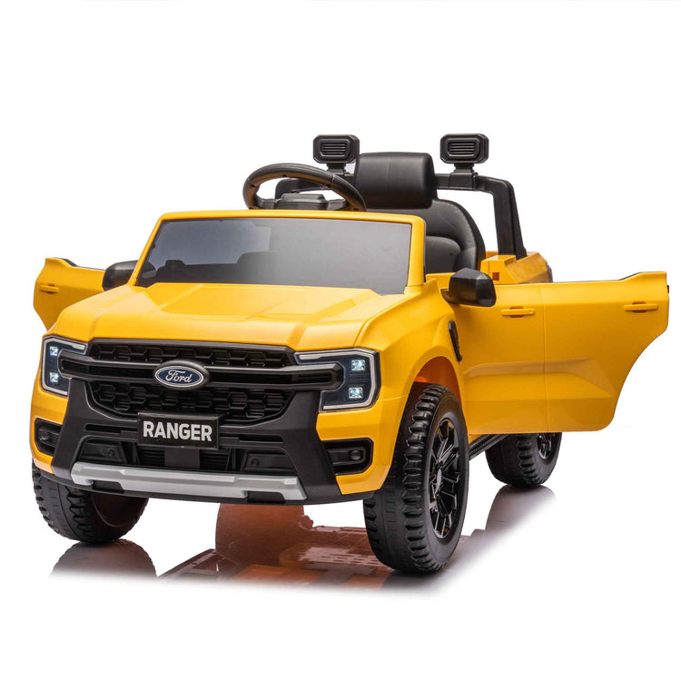 12V Kids Ride On Car W/Parents Remote Control,Licensed Ford Ranger,2WD,Rear wheel suspension,Low Start,Headlight,Horn,MP3,Blueto - NOVA TRENZ