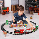 Christmas Train and Tree Set with Music Santa Gift for Kids - NOVA TRENZ