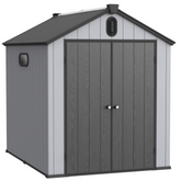 XWT012 Plastic Storage Shed for Garden 6x8ft - Backyard Tool Storage Solution - NOVA TRENZ