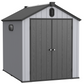 XWT012 Plastic Storage Shed for Garden 6x8ft - Backyard Tool Storage Solution - NOVA TRENZ