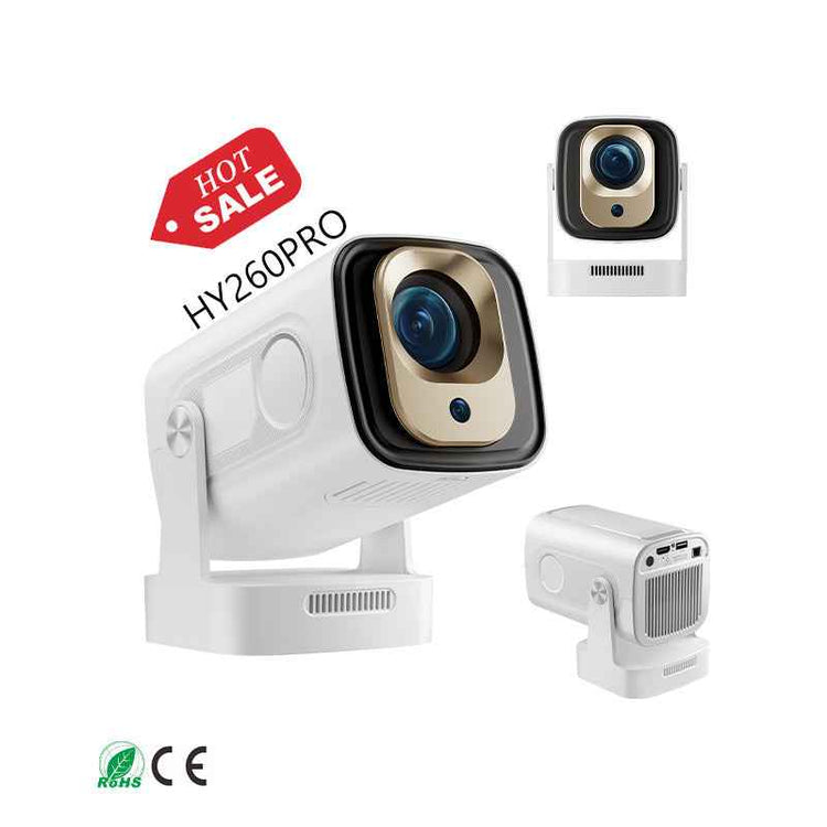Hy260Pro Projector H713 Android 11 Smart HD 4K Auto Focus Barrel Projector