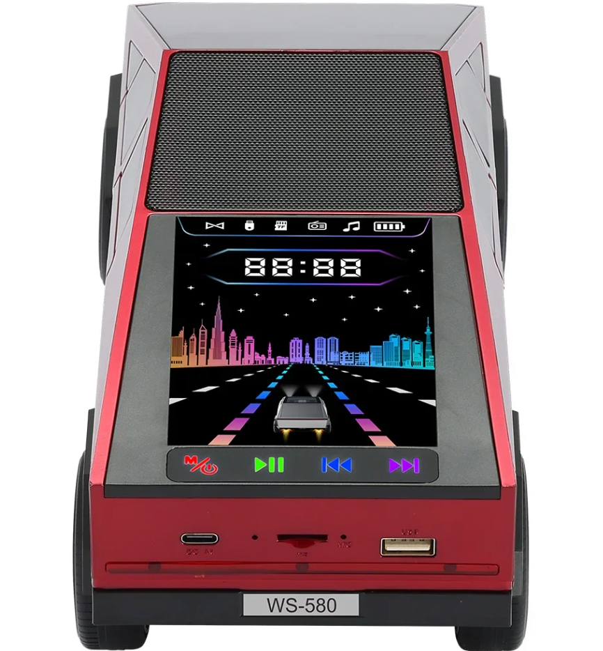 Cybertruck Bluetooth Speaker with LED Lights for Ultimate Sound Experience - NOVA TRENZ