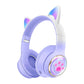 Luminous Cat Ears Cute Space Cabin Head Mounted Bluetooth Earphones Heavy Bass Gaming Wireless Earphones - NOVA TRENZ
