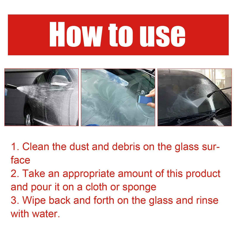 Concentrated Glass Oil Film Cleaner To Remove Oil And Rain Car Windshield Fog Cleaner