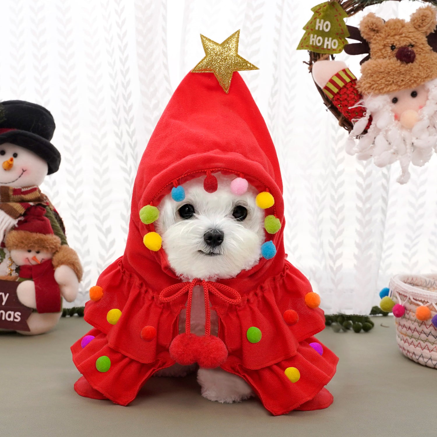 Christmas Dog Costume - Festive Cloak for Pup Celebrations - NOVA TRENZ