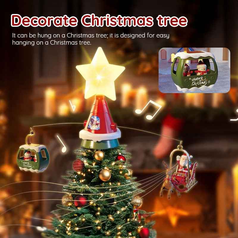 Christmas Train and Tree Set with Music Santa Gift for Kids - NOVA TRENZ
