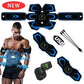 Electric Abdominal Muscle Stimulator - Rechargeable EMS Trainer Belt for Fitness and Muscle Massage