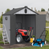 XWT012 Plastic Storage Shed for Garden 6x8ft - Backyard Tool Storage Solution - NOVA TRENZ