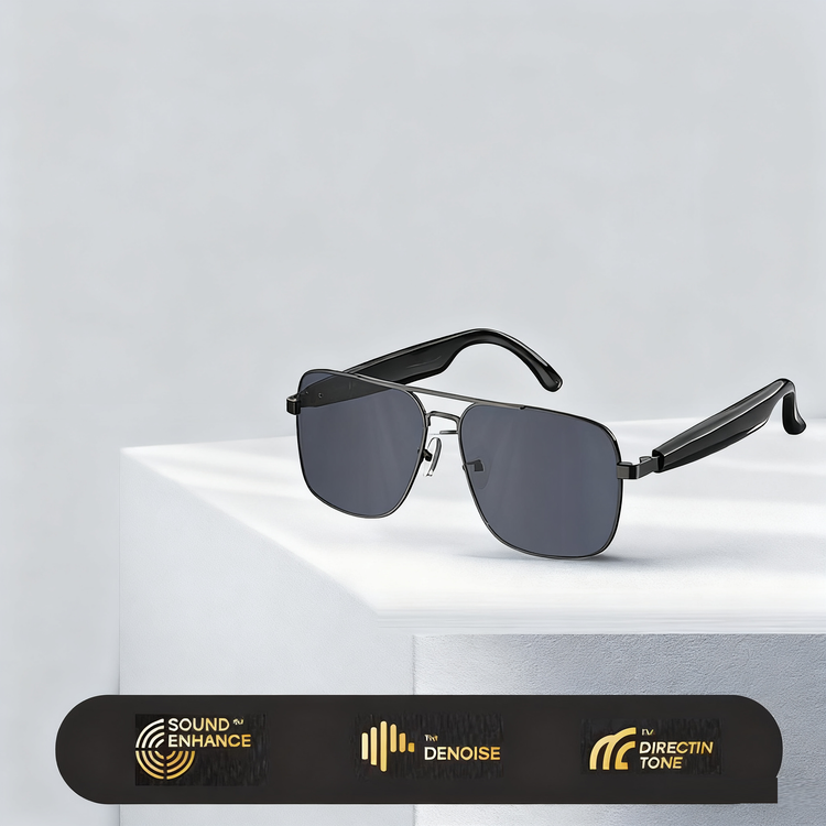AI Translation Glasses - Bluetooth Glasses with 75 Language Support - NOVA TRENZ