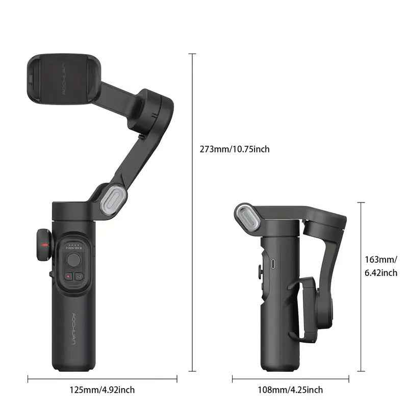 XE 3-Axis Handheld Gimbal Stabilizer for Smooth Smartphone Video Recording and Vlogging