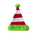 Plush Striped Santa Hat for Family Fun and Holiday Cheer - NOVA TRENZ