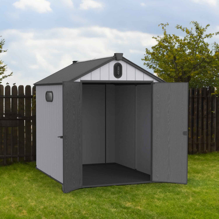 XWT012 Plastic Storage Shed for Garden 6x8ft - Backyard Tool Storage Solution - NOVA TRENZ