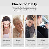 KLASVSA Electric Dolphin Shiatsu Massager for Full Body Pain Relief - Hammer Shoulder and Lumbar Acupressure Vibrator - NOVA TRENZ