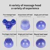 KLASVSA Electric Dolphin Shiatsu Massager for Full Body Pain Relief - Hammer Shoulder and Lumbar Acupressure Vibrator - NOVA TRENZ