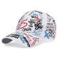 Fashion Graffiti Baseball Cap Adjustable Snapback Hat for Men and Women - Hip Hop Visor Spring Cotton Cap - NOVA TRENZ