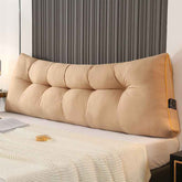 Fluffy Backrest Cushion - Classic Solid Brushed Triangular Bed Cushion for Ultimate Comfort - NOVA TRENZ