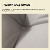 Fluffy Backrest Cushion - Classic Solid Brushed Triangular Bed Cushion for Ultimate Comfort - NOVA TRENZ