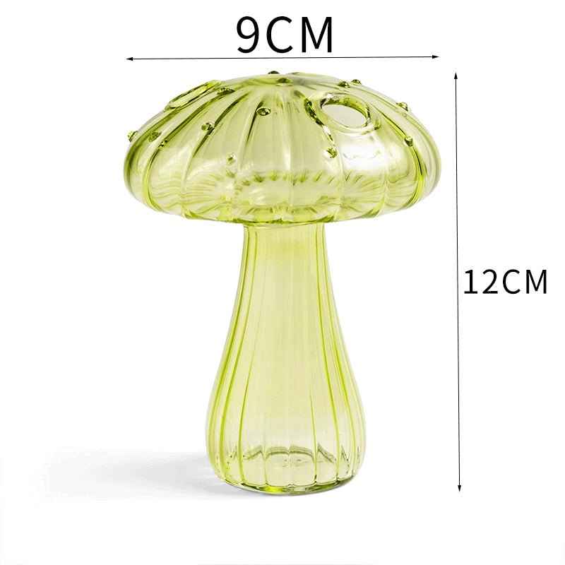Glass Mushroom Vase for Aromatherapy & Hydroponic Flower Arrangements - Creative Home Decoration - NOVA TRENZ