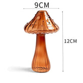Glass Mushroom Vase for Aromatherapy & Hydroponic Flower Arrangements - Creative Home Decoration - NOVA TRENZ