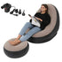 Inflatable Air Mattress Sofa - Comfortable Lazy Deck Chair & Leg Stool for Home and Outdoor Use - NOVA TRENZ